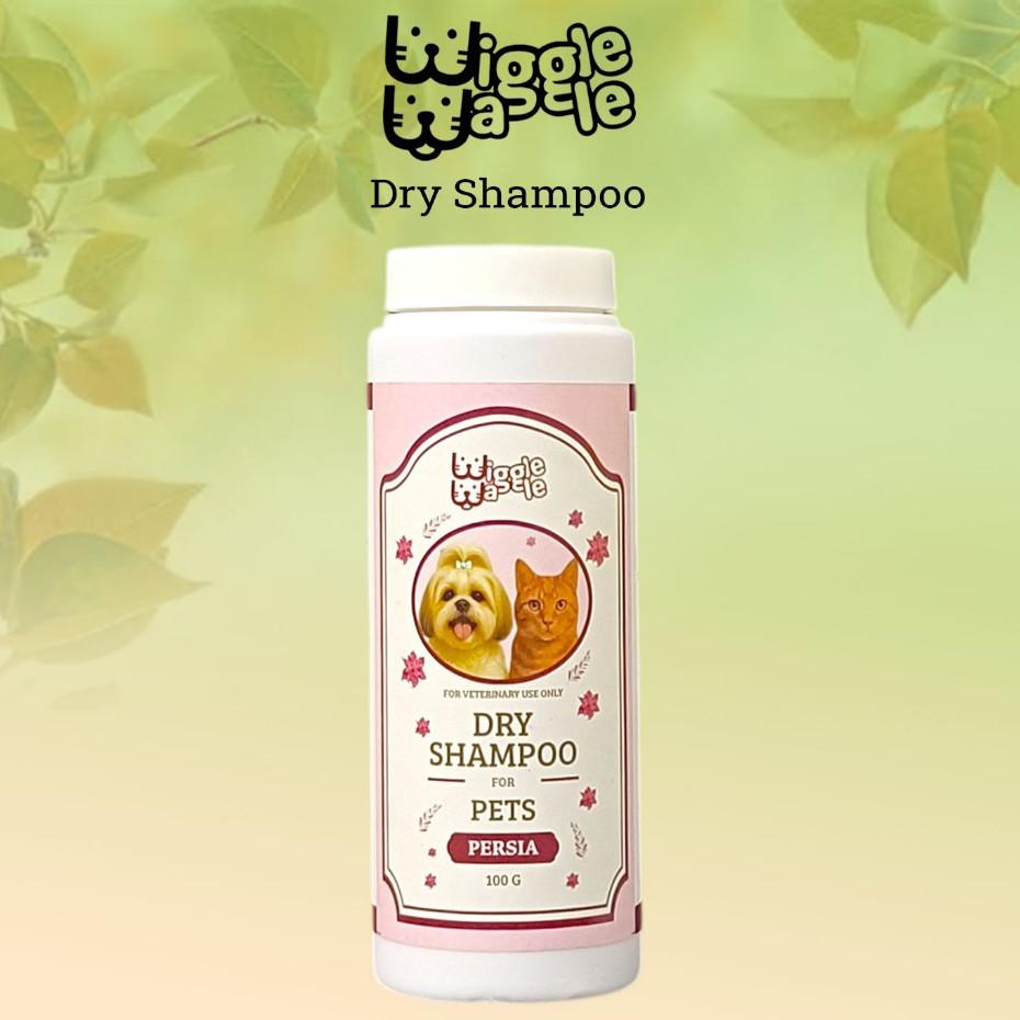 Wiggle Waggle Anti-tick and flea Pet Dry Shampoo 100g