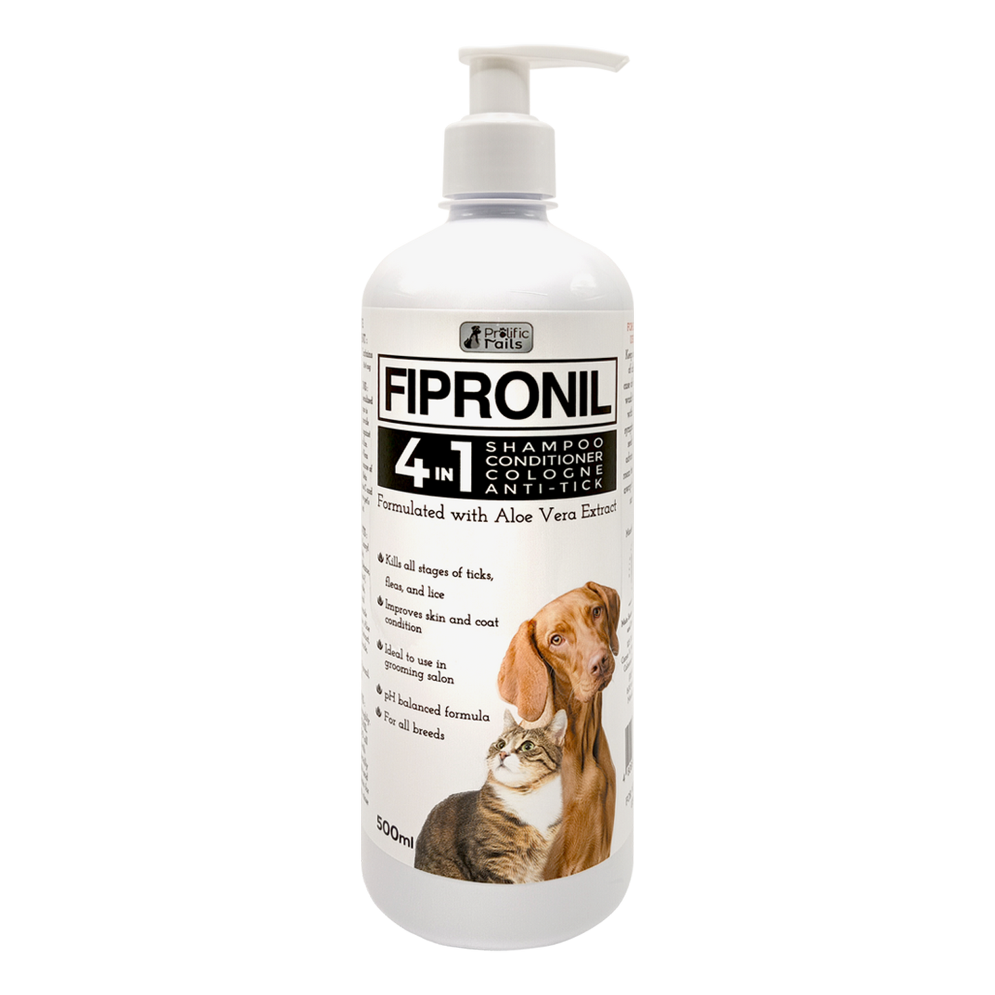 Prolific Tails Specialized Fipronil 4 in 1 Shampoo (500ml)
