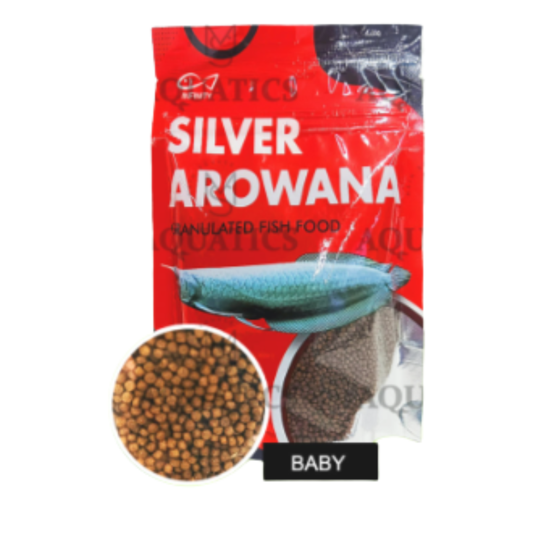 MS AQUATICS 100g INFINITY SILVER AROWANA GRANULATED FISH FOOD (ADULT AROWANA)