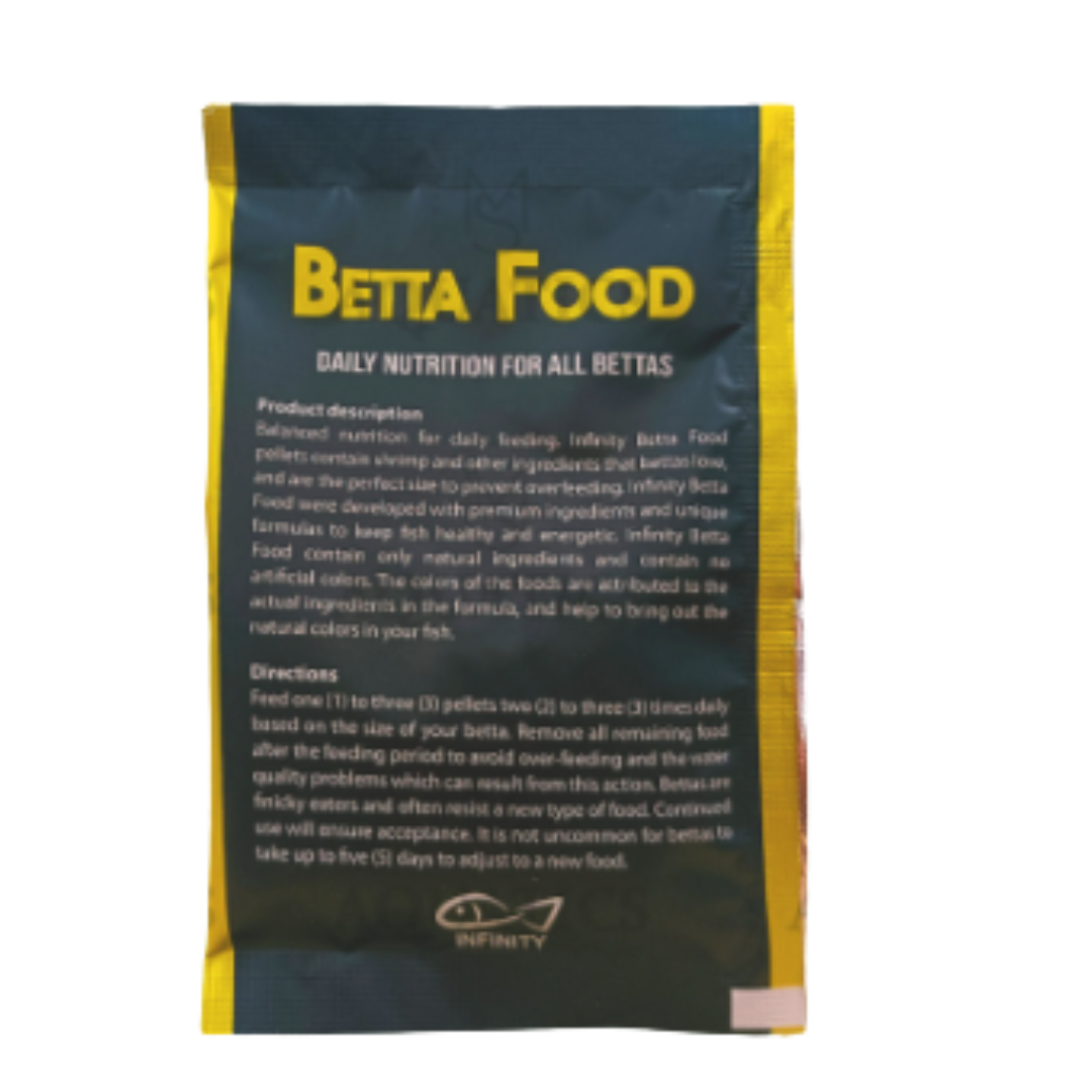 12g Betta Food Daily Nutrition for All Bettas (1 PIECE) – For Health, Color & Growth Biologically Balanced Fish Food