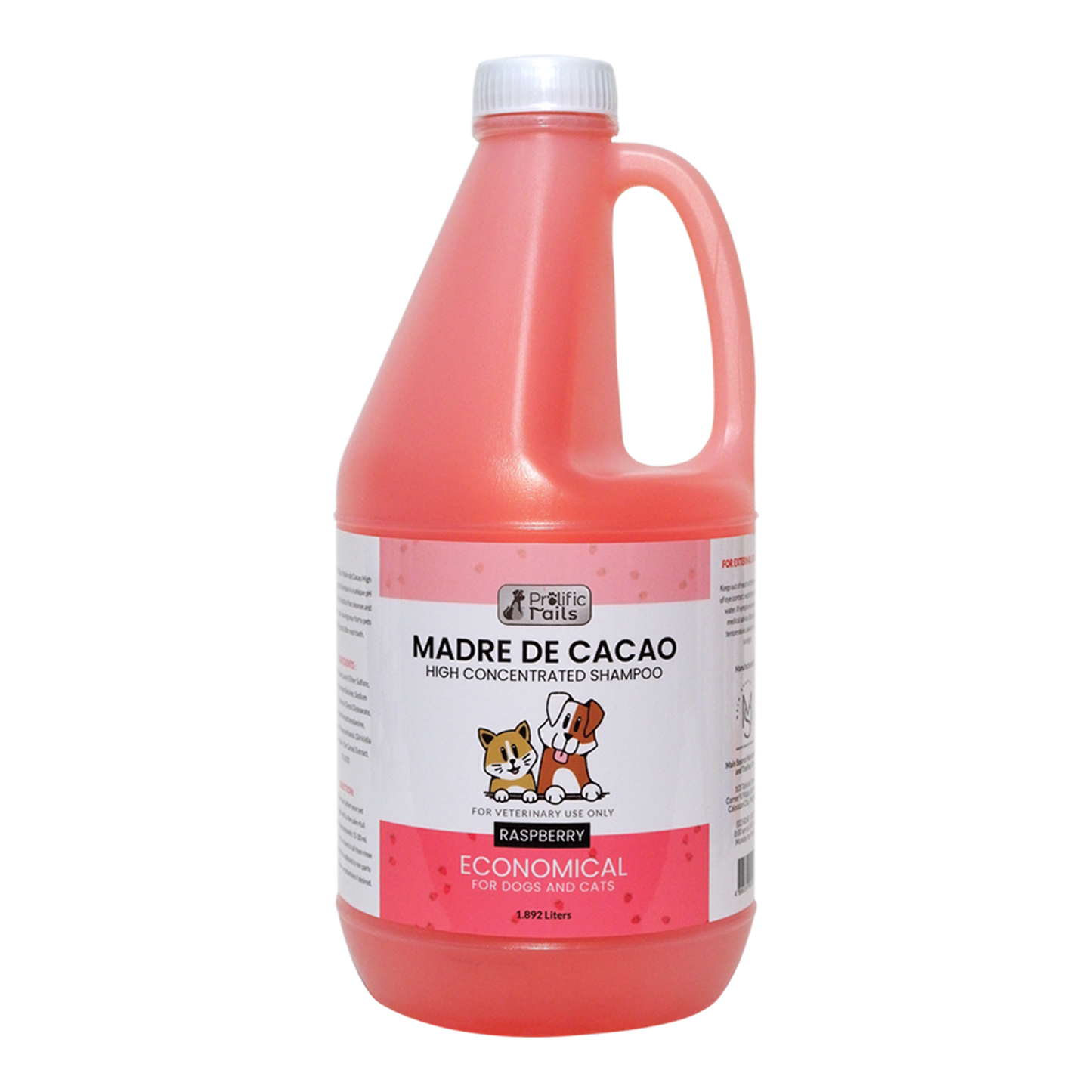 Prolific Tails Madre De Cacao Economical Shampoo (1/2) Half Gallon