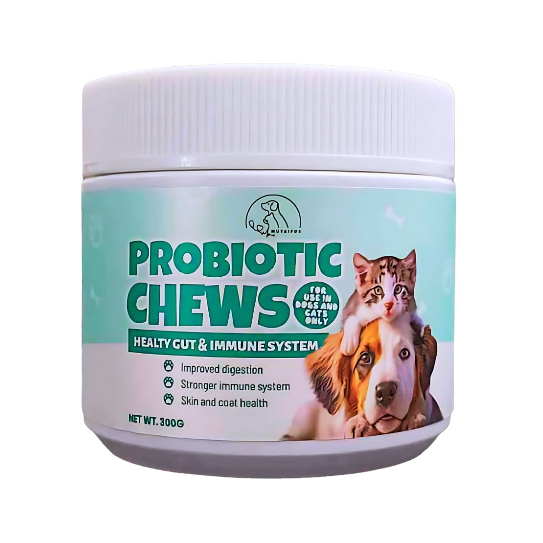 Nutrifur Probiotic Chews 300g - Support Your Dog's Gut Health for Optimal Wellness