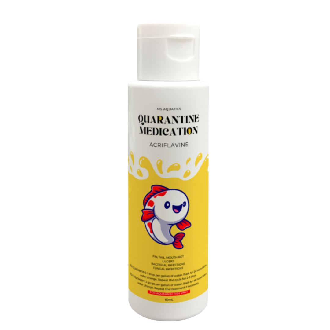 Quarantine Medication Acriflavine Anti-septic Bath for Fish 60mL