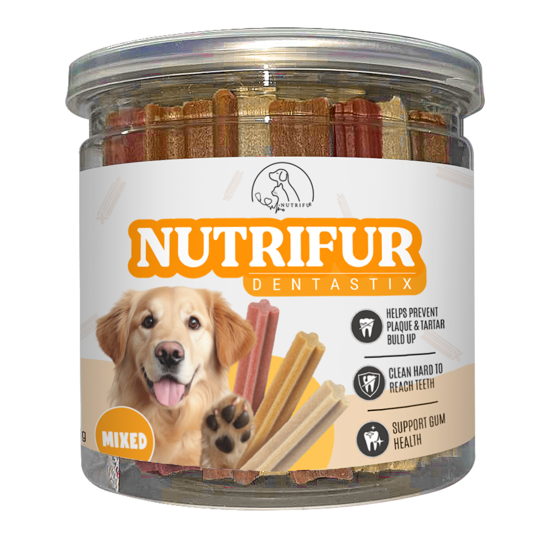 Nutrifur Denta Stix 210g Dental Sticks Treats for Dogs (Mixed)