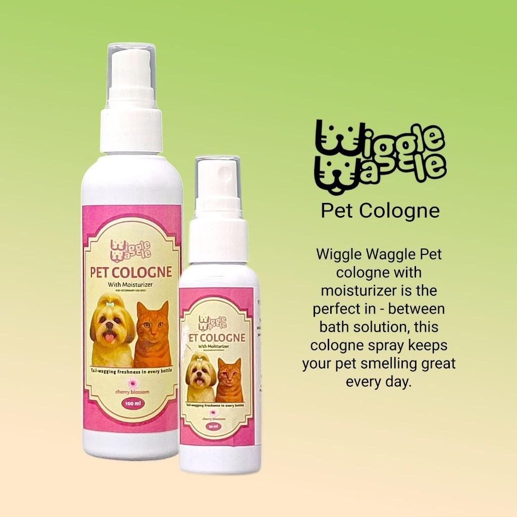 Wiggle Waggle Pet Cologne with moisturizer - long lasting fragrance