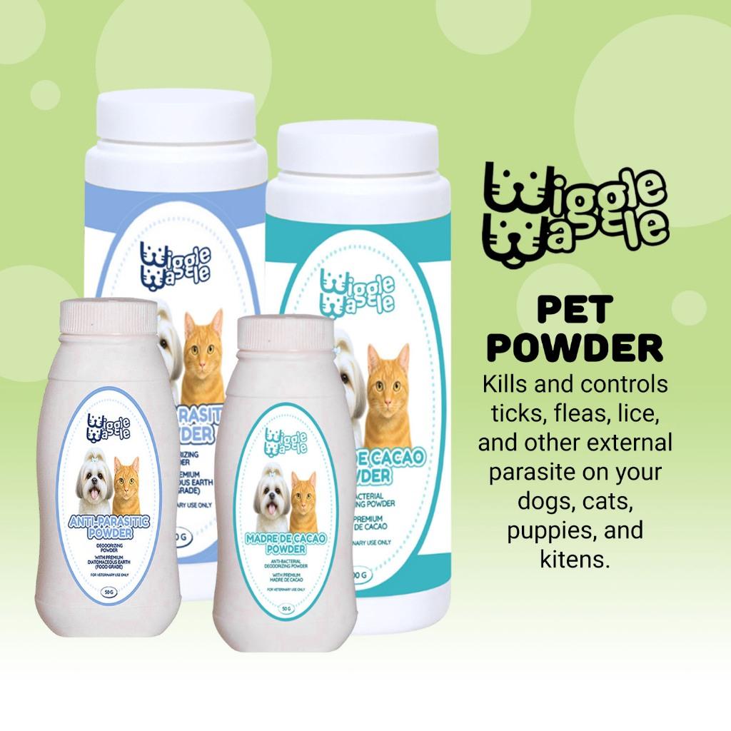Wiggle Waggle Anti-Bacterial Pet Powder, Anti-Parasite Pet Powder 100g