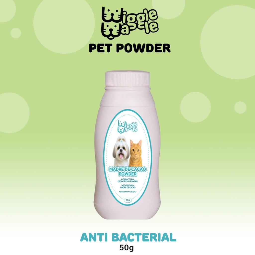 Wiggle Waggle Anti-Bacterial Pet Powder,  Anti-Parasite Pet Powder 50g