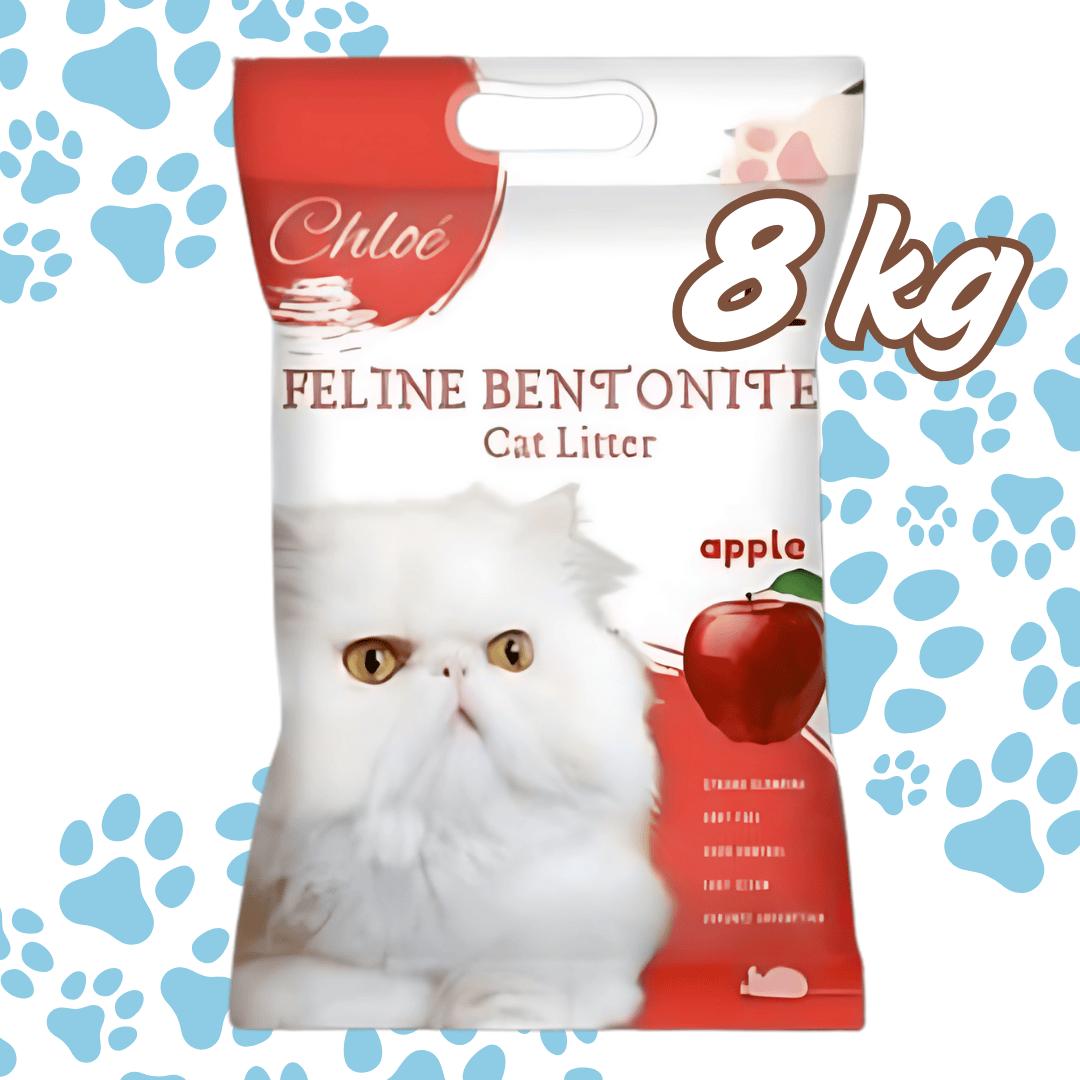 Chloe Feline Bentonite Cat Litter 10L/8kg Ultra Clumping Odor Control Dust-Free Premium Natural Safe for Cats