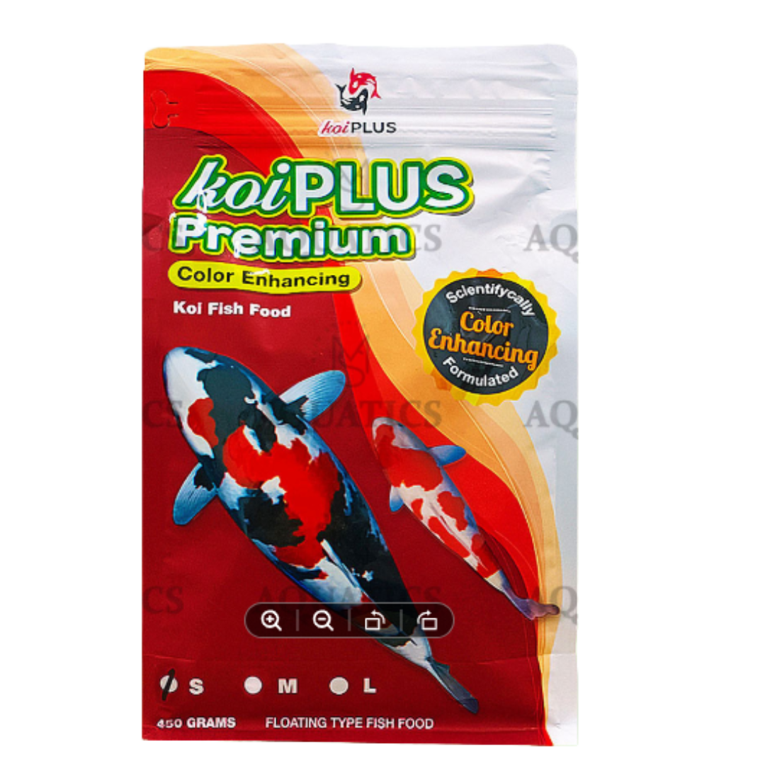 450g Koi Plus Premium Color Enhancing Koi Fish Food  Fish Food