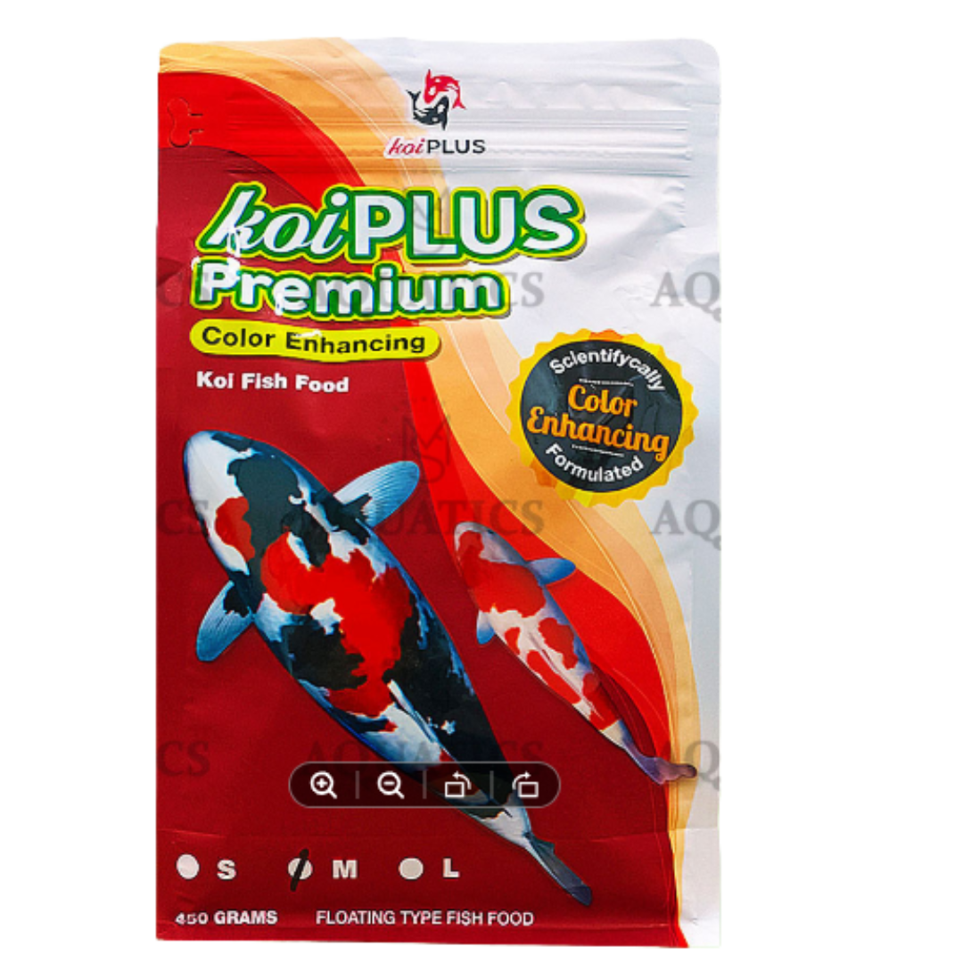450g Koi Plus Premium Color Enhancing Koi Fish Food  Fish Food