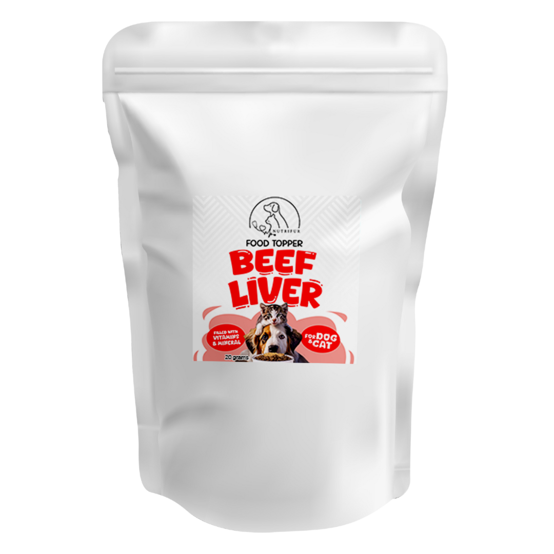 Nutrifur Food Topper for Picky Eater Cats and Dogs 20g - Appetite Booster, Nutrient-Rich, Delicious Flavor, Easy to Use