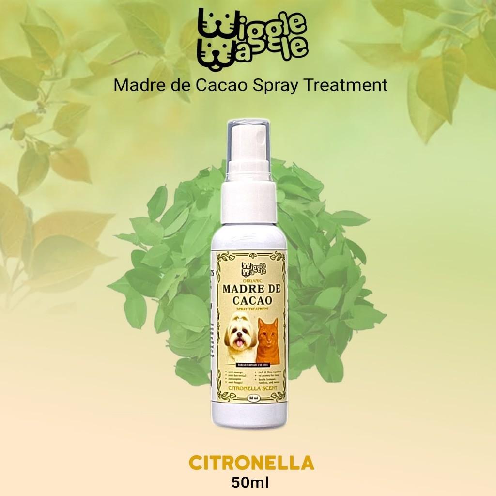 Wiggle Waggle Organic Madre de Cacao Spray Treatment - Anti-mange Antiseptic,Anti-itch,