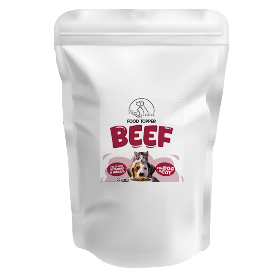 Nutrifur Food Topper for Picky Eater Cats and Dogs 20g - Appetite Booster, Nutrient-Rich, Delicious Flavor, Easy to Use