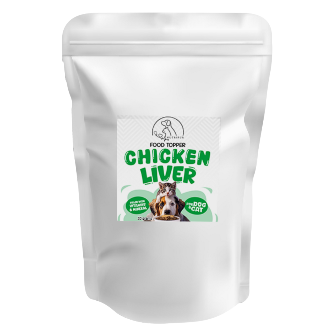 Nutrifur Food Topper for Picky Eater Cats and Dogs 20g - Appetite Booster, Nutrient-Rich, Delicious Flavor, Easy to Use