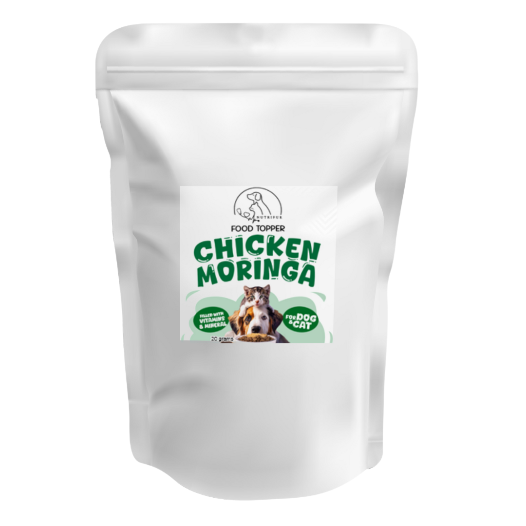 Nutrifur Food Topper for Picky Eater Cats and Dogs 20g - Appetite Booster, Nutrient-Rich, Delicious Flavor, Easy to Use