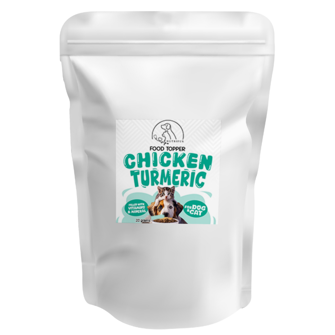 Nutrifur Food Topper for Picky Eater Cats and Dogs 20g - Appetite Booster, Nutrient-Rich, Delicious Flavor, Easy to Use
