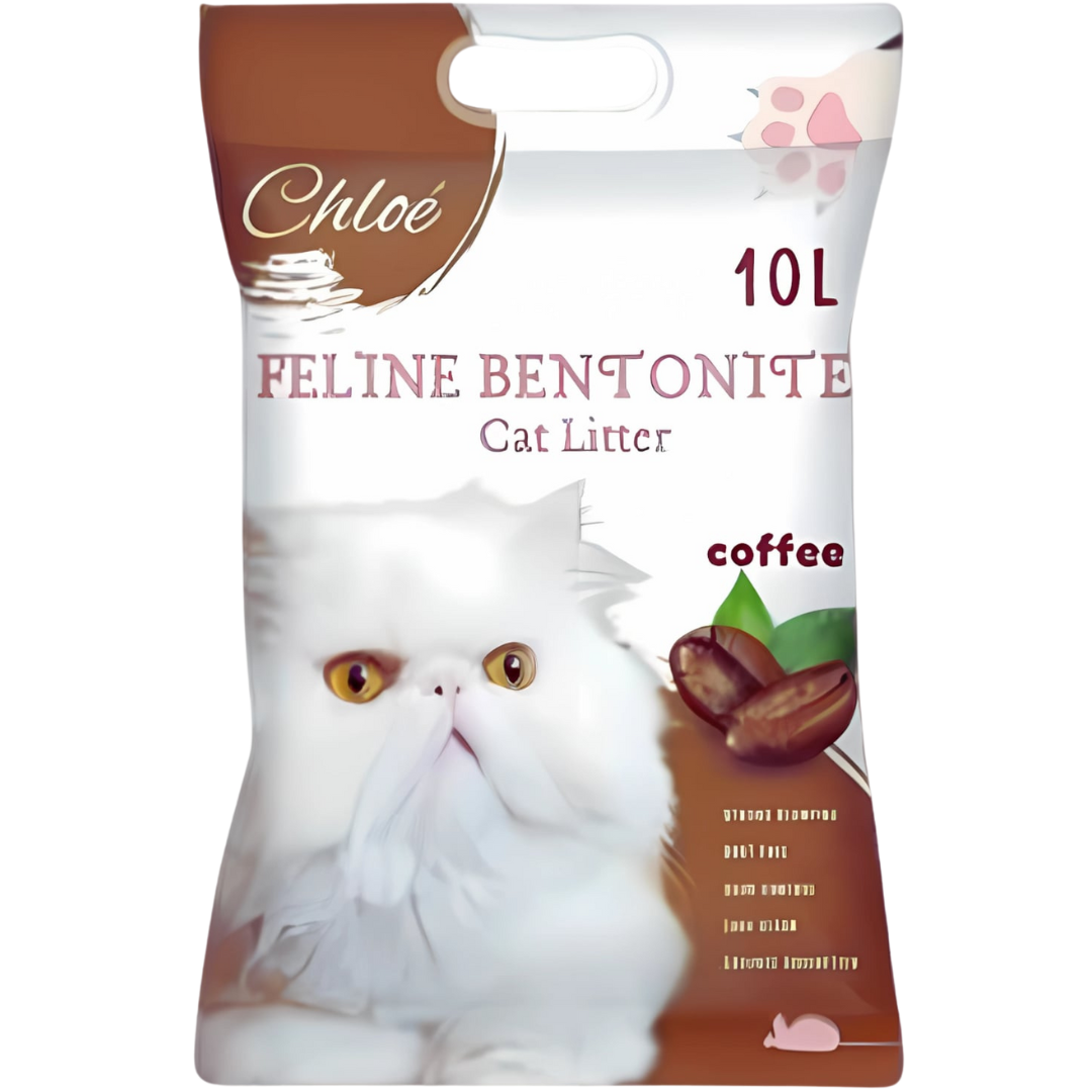 Chloe Feline Bentonite Cat Litter 10L/7kg – Ultra Clumping, Odor Control, Dust-Free