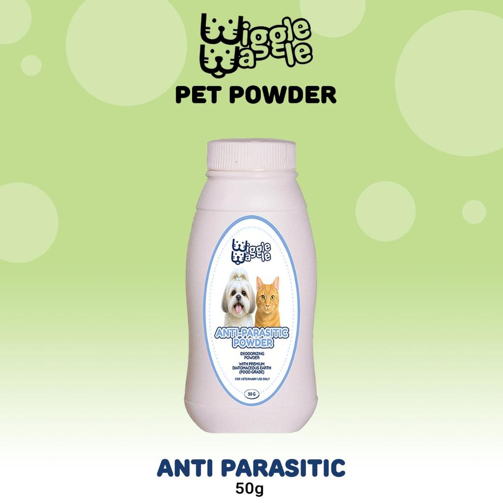 Wiggle Waggle Anti-Bacterial Pet Powder,  Anti-Parasite Pet Powder 50g