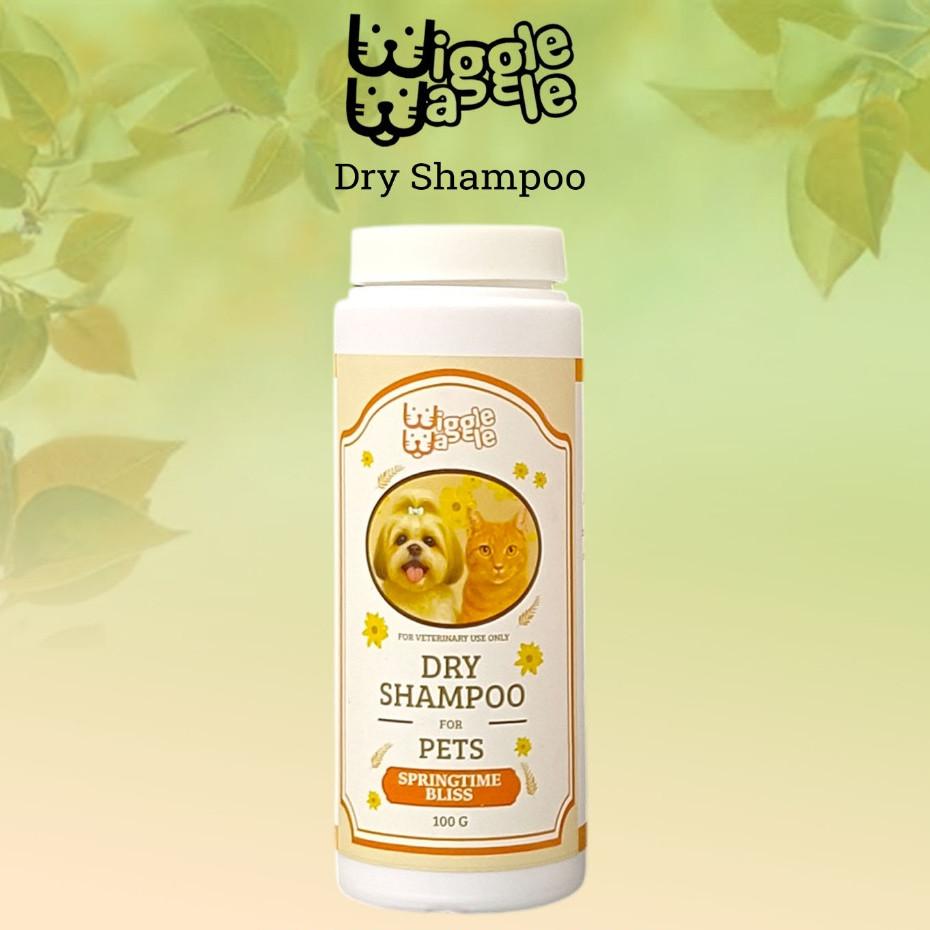 Wiggle Waggle Anti-tick and flea Pet Dry Shampoo 100g