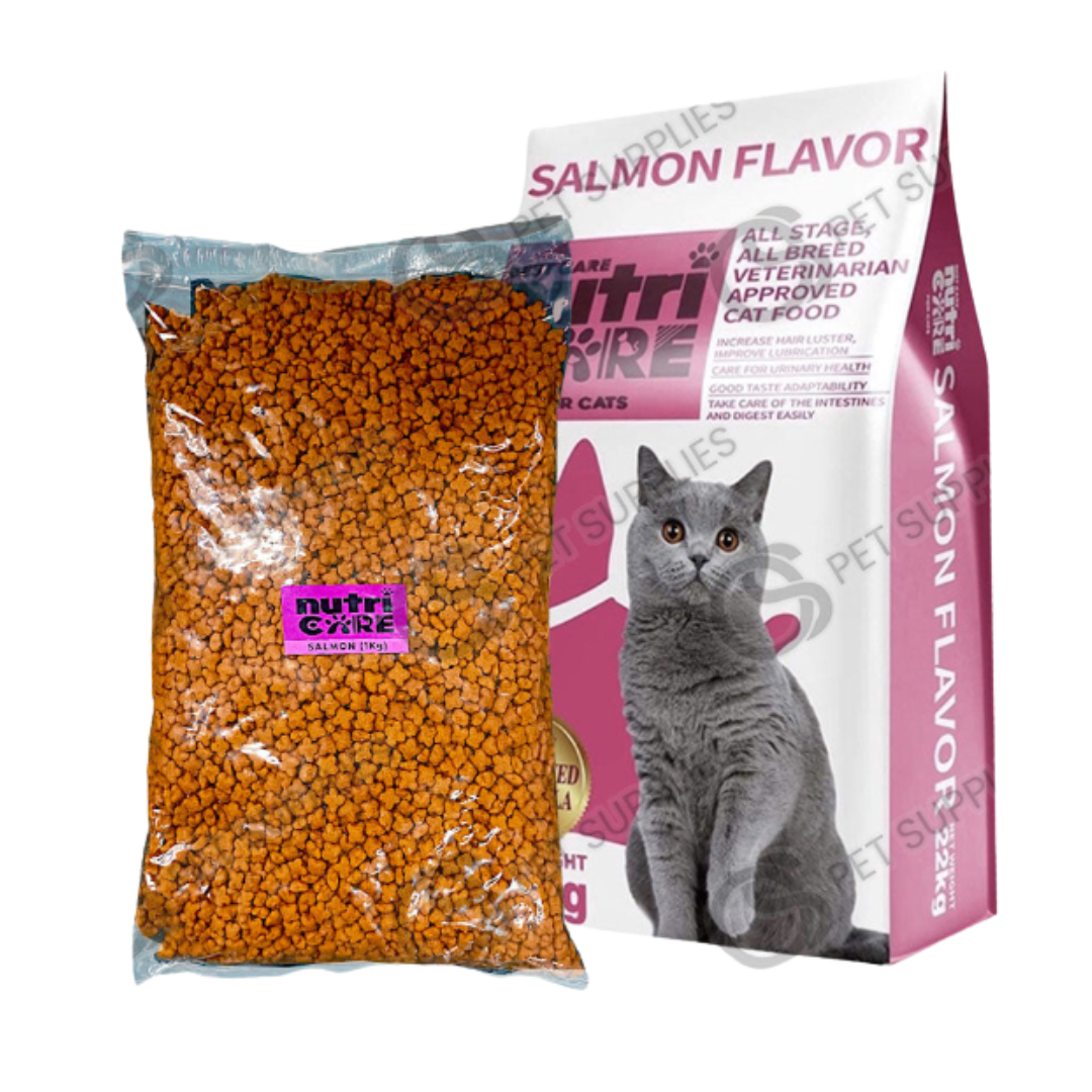 Nutricare Cat Dry Food For All Stages Tuna, Marine Fish, Tuna and Sardines (1kg Repacked)