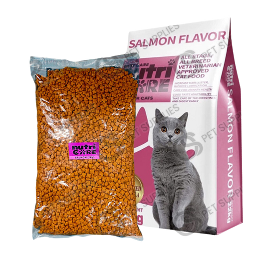 Nutricare Cat Dry Food For All Stages Tuna, Marine Fish, Tuna and Sardines (1kg Repacked)