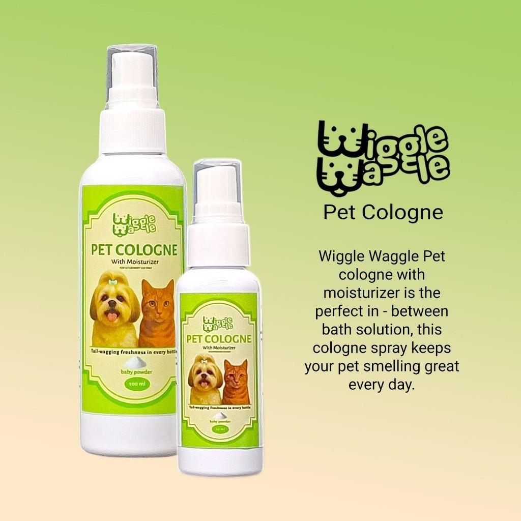 Wiggle Waggle Pet Cologne with moisturizer - long lasting fragrance
