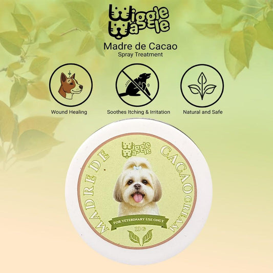 Wiggle Waggle Madre de Cacao Cream 10g - Antiseptic, Anti-mange, Anti-itch, Sore