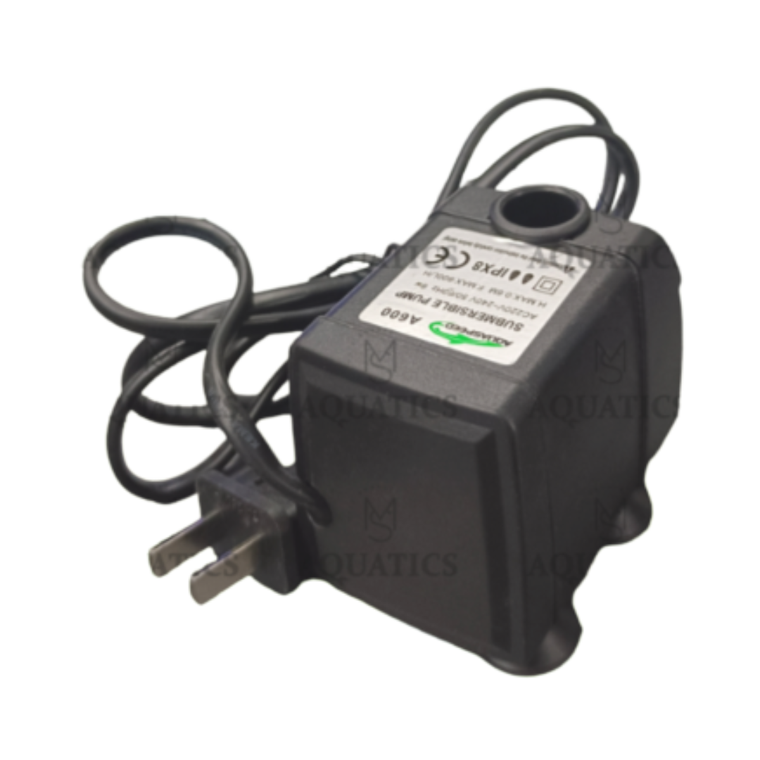 MS AQUATICS Aquaspeed Submersible Pump (A-600) 6watts - Aquarium Small Cycle Filter