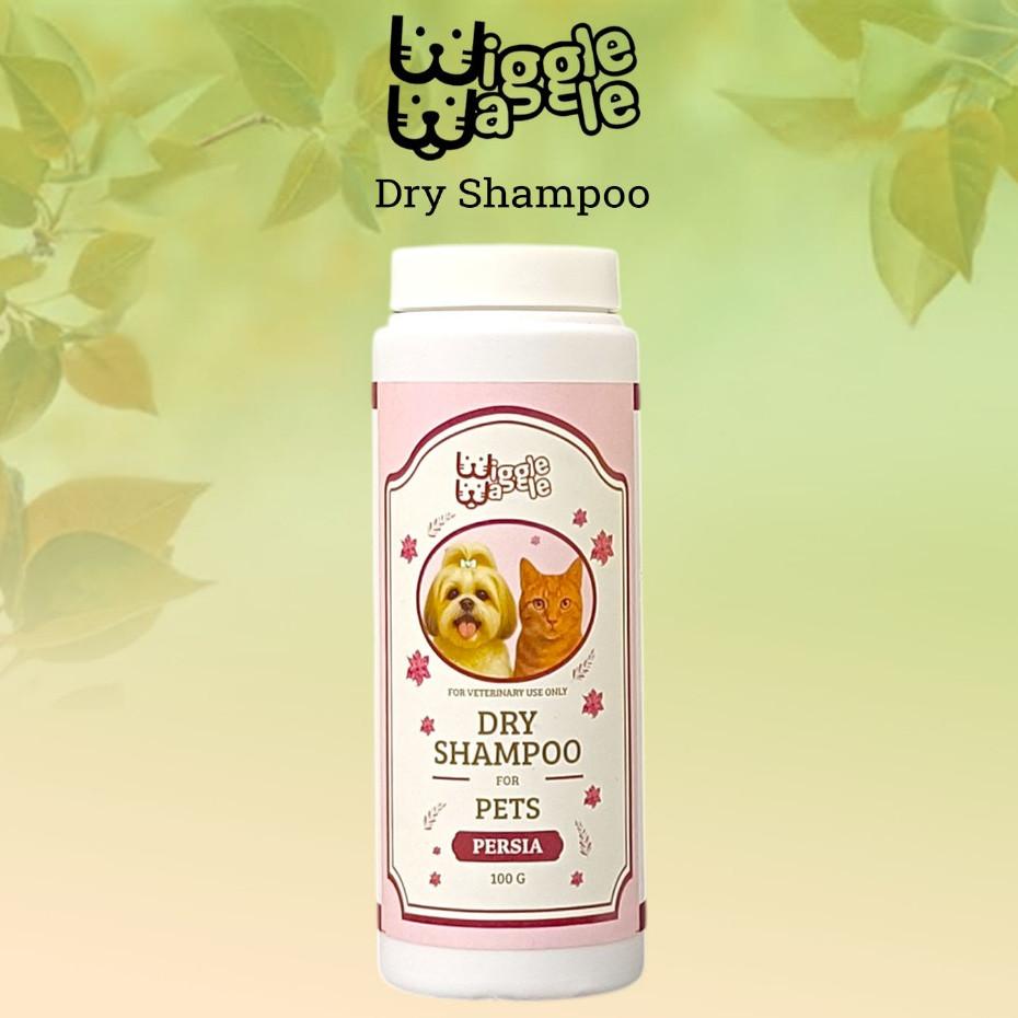 Wiggle Waggle Anti-tick and flea Pet Dry Shampoo 100g