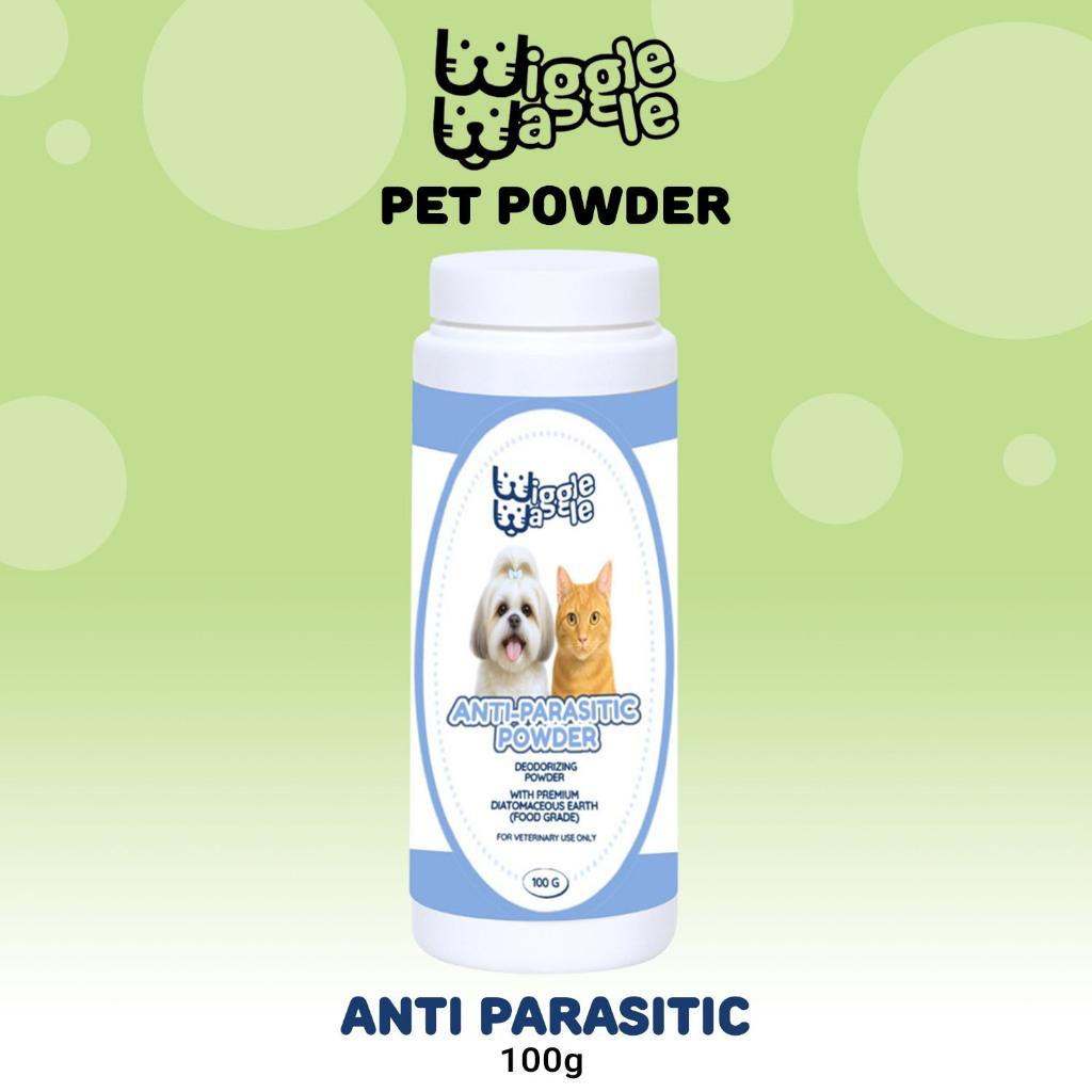 Wiggle Waggle Anti-Bacterial Pet Powder,  Anti-Parasite Pet Powder 100g