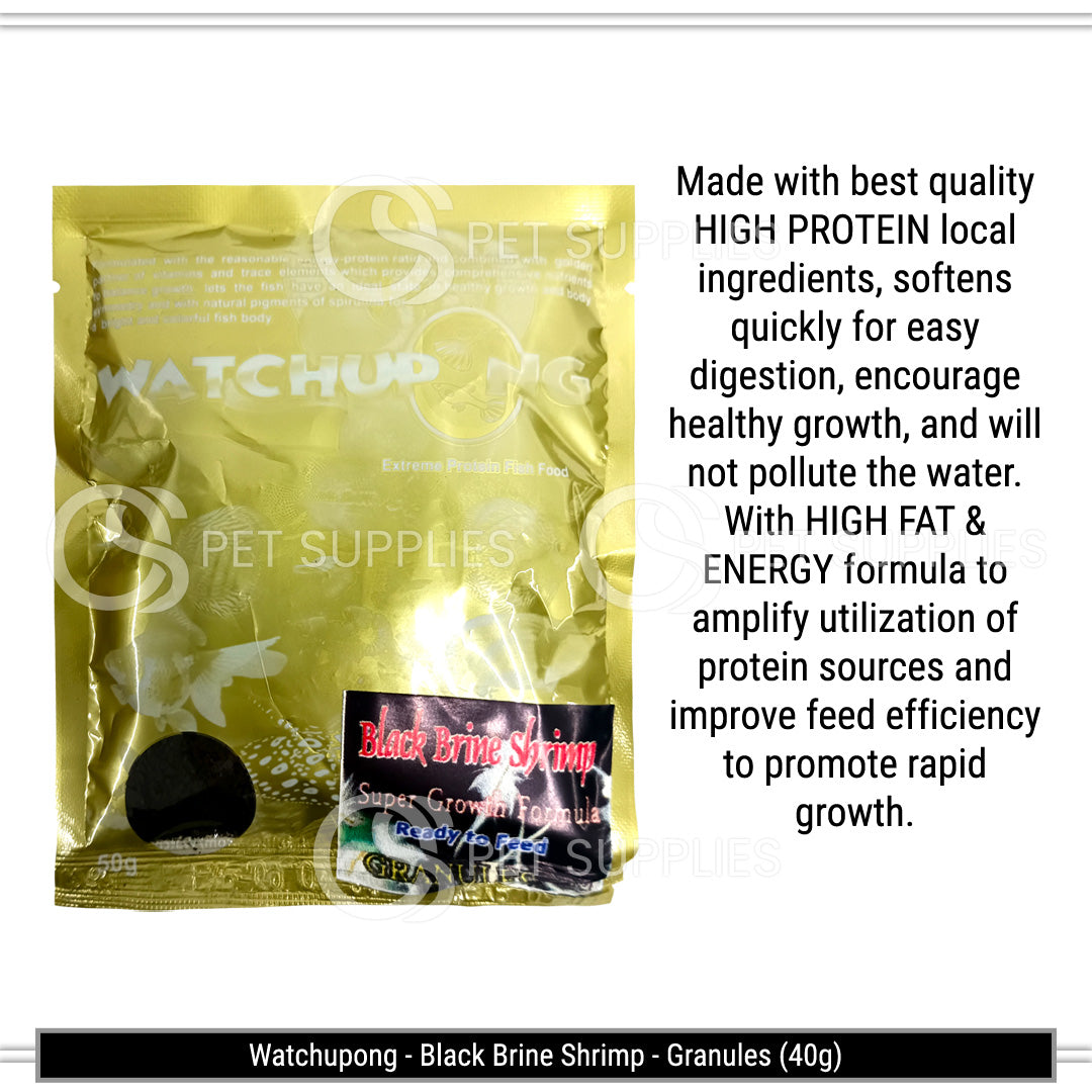Watchupong BBS - Black Brine Shimp - Decapsulated (20g)