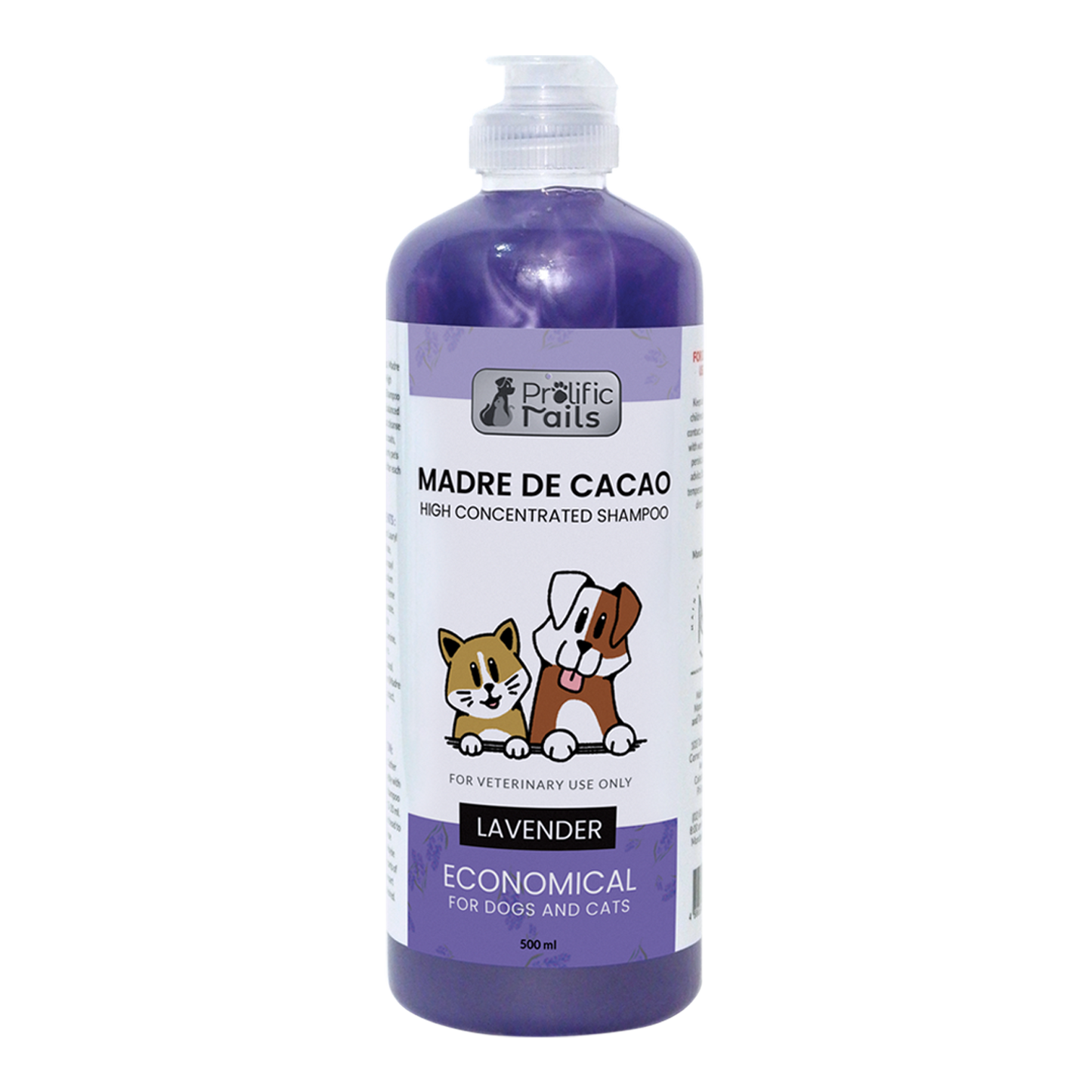 Prolific Tails Madre De Cacao Economical Shampoo 500ml