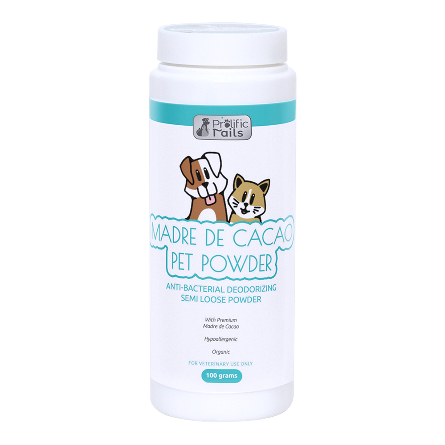 Prolific Tails Anti-Bacterial Deodorizing Powder (100g)
