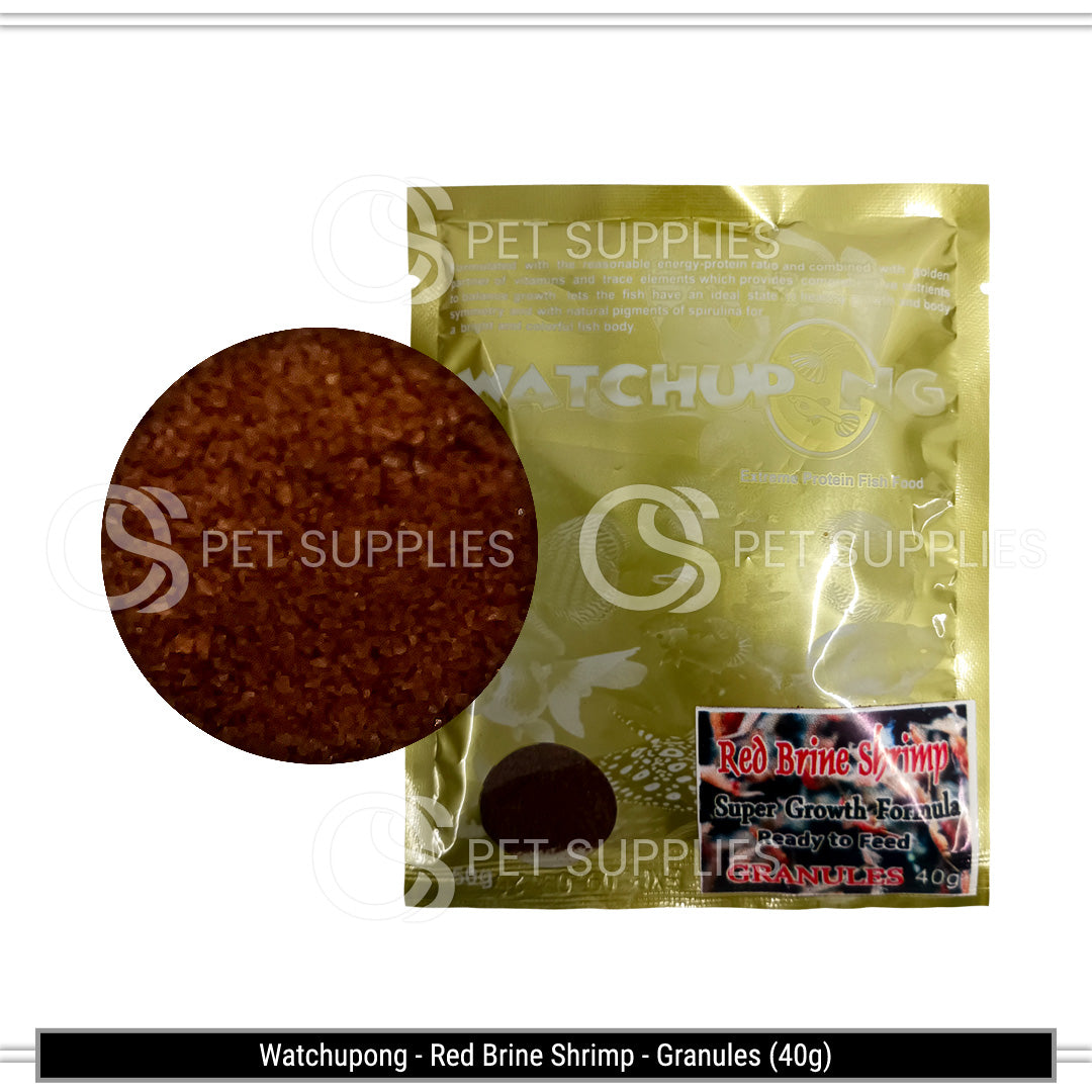 Watchupong RBS - Red Brine Shrimp - Granules (40g)