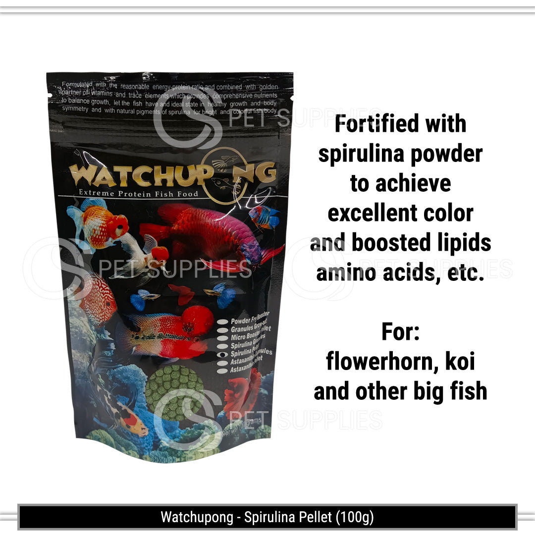Watchupong Spirulina Pellets