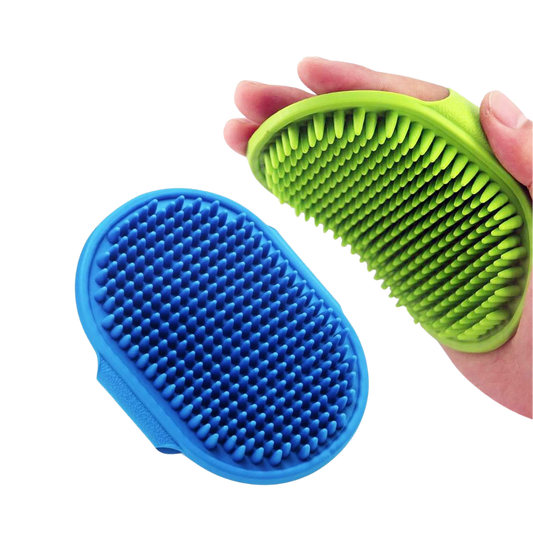 Gentle Touch Pet Rubber Comb: Hair Remover, Massager, and Shower Brush in 1 (Random Color)
