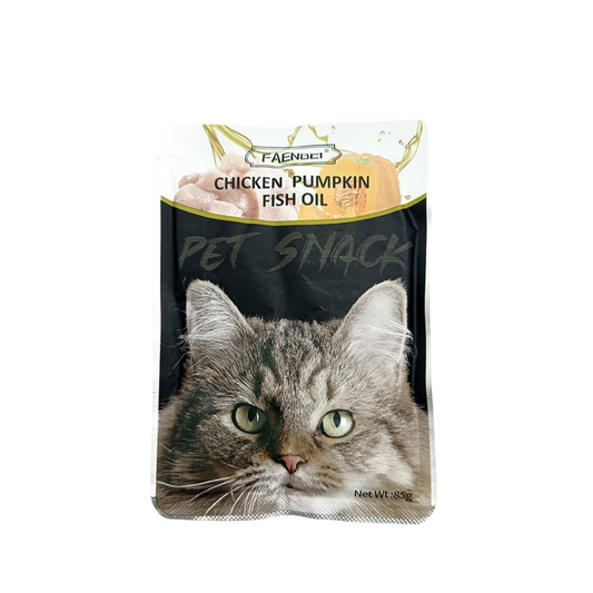 Faenbei Pet Snack 85g: A Variety of Flavors for Your Furry Friend (Chicken Pumpkin Fish Oil)