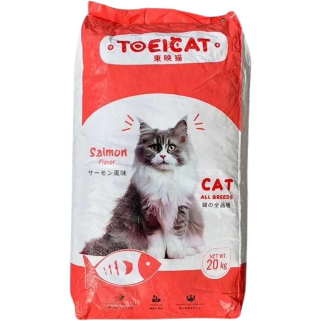 Toei Cat Food Repack - 1kg of Delicious Salmon - Flavored Dry Cat Food