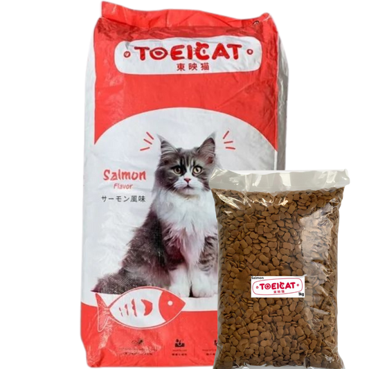 Toei Cat Food Repack - 1kg of Delicious Salmon - Flavored Dry Cat Food