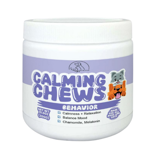 Nutrifur Calming Chews 300g - Soothe Your Dog's Anxious Mind for Peaceful Days