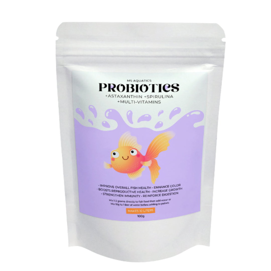 MS AQUATICS PROBIOTICS FOR FISH + ASTAXANTHIN + SPIRULINA + MULTIVITAMINS