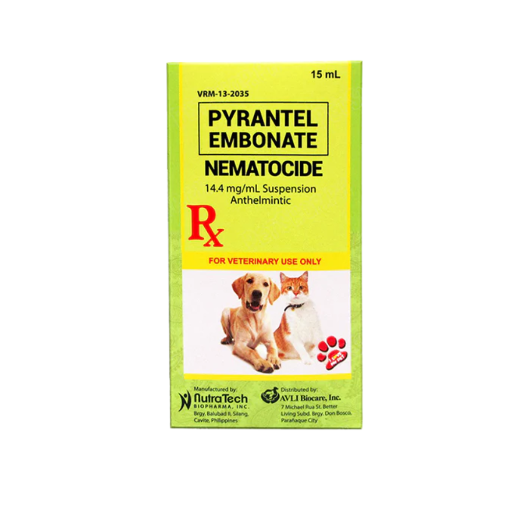 Nematocide Suspension Anthelmintic Pyrantel Embonate For Dogs and Cats ( Anti- Hookworm and Roundworm)