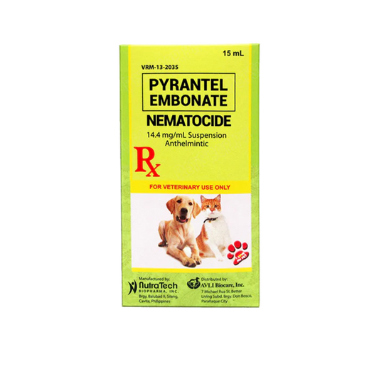 Nematocide Suspension Anthelmintic Pyrantel Embonate For Dogs and Cats ( Anti- Hookworm and Roundworm)