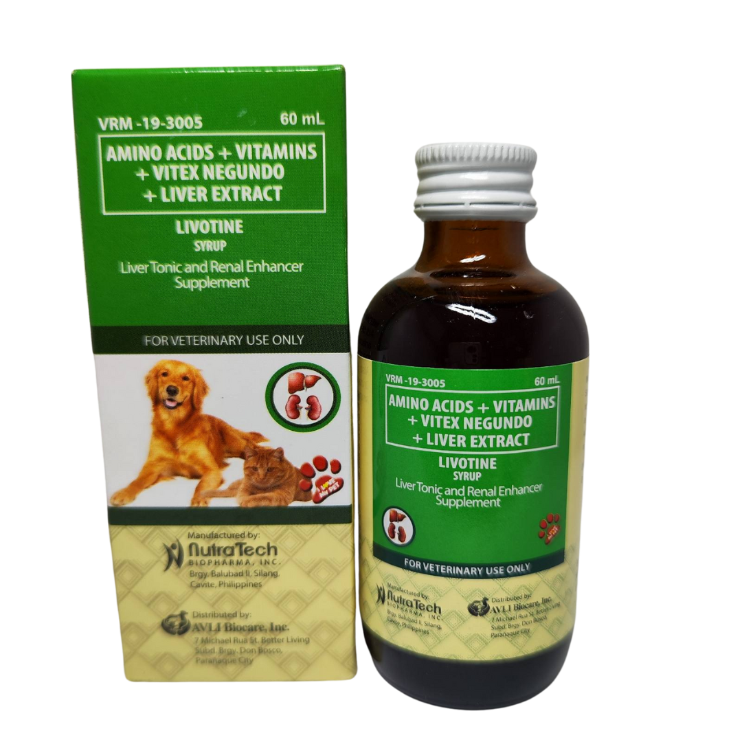 Livotine Syrup Liver Tonic and Renal Enhancer Supplement 60ml / 120ml