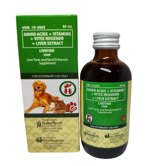 Livotine Syrup Liver Tonic and Renal Enhancer Supplement 60ml / 120ml