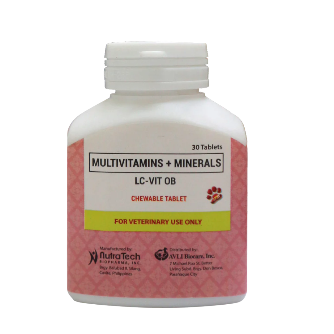 LC-VIT OB (Multivitamins and Minerals)30 Chewable Tablets