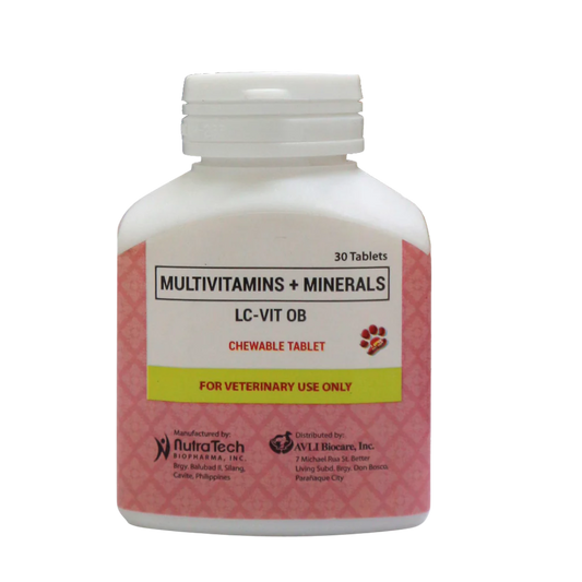 LC-VIT OB (Multivitamins and Minerals)30 Chewable Tablets