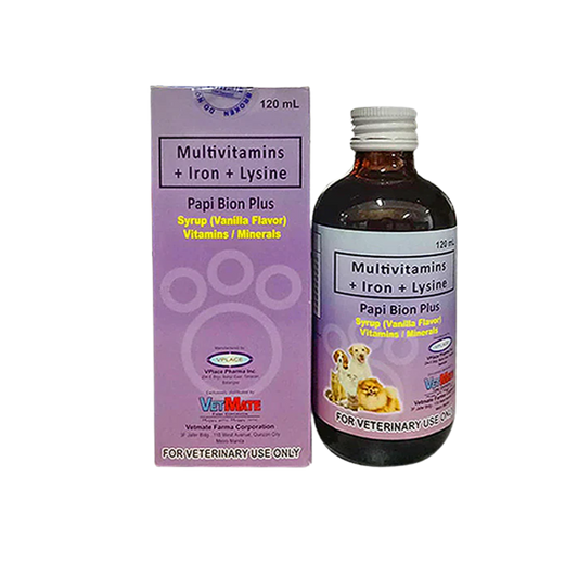 Papi Bion Plus Syrup  For Dogs and Cats 120mL