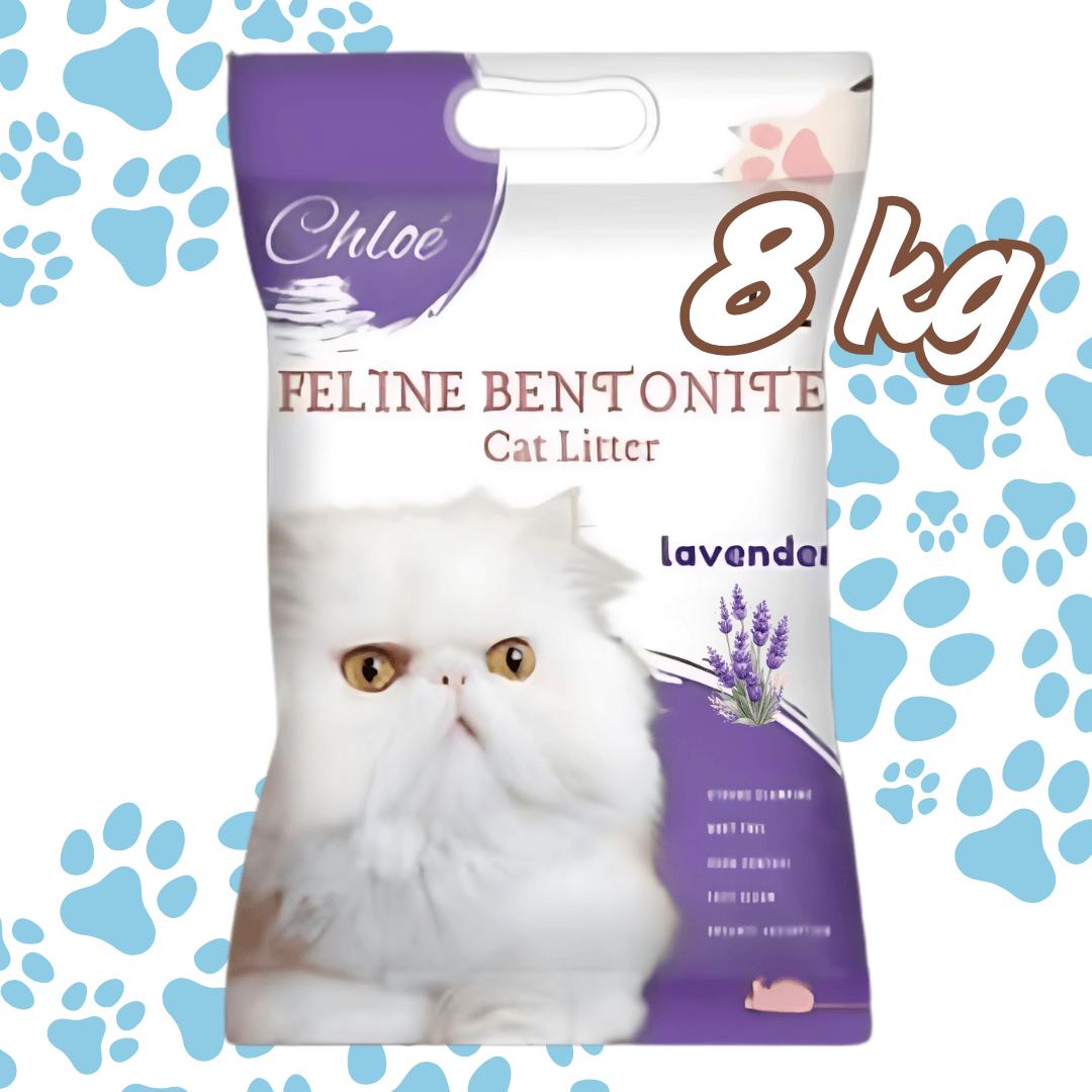 Chloe Feline Bentonite Cat Litter 10L/8kg Ultra Clumping Odor Control Dust-Free Premium Natural Safe for Cats