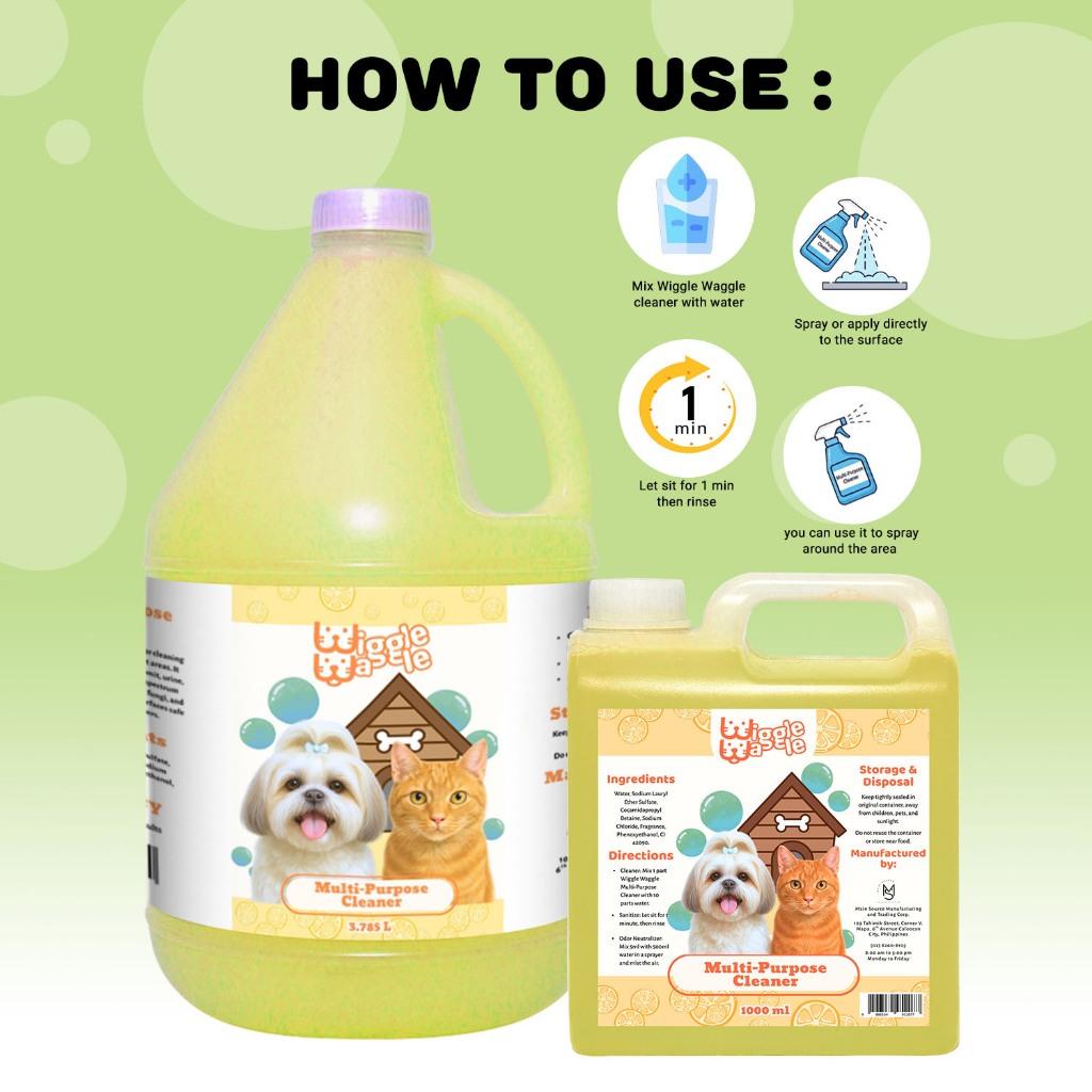 Wiggle Waggle Kennel Care APC 1000L or 1Gallon